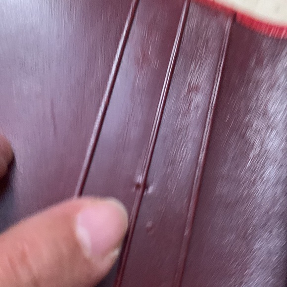 Vintage authentic coach, red wallet - Picture 5 of 13